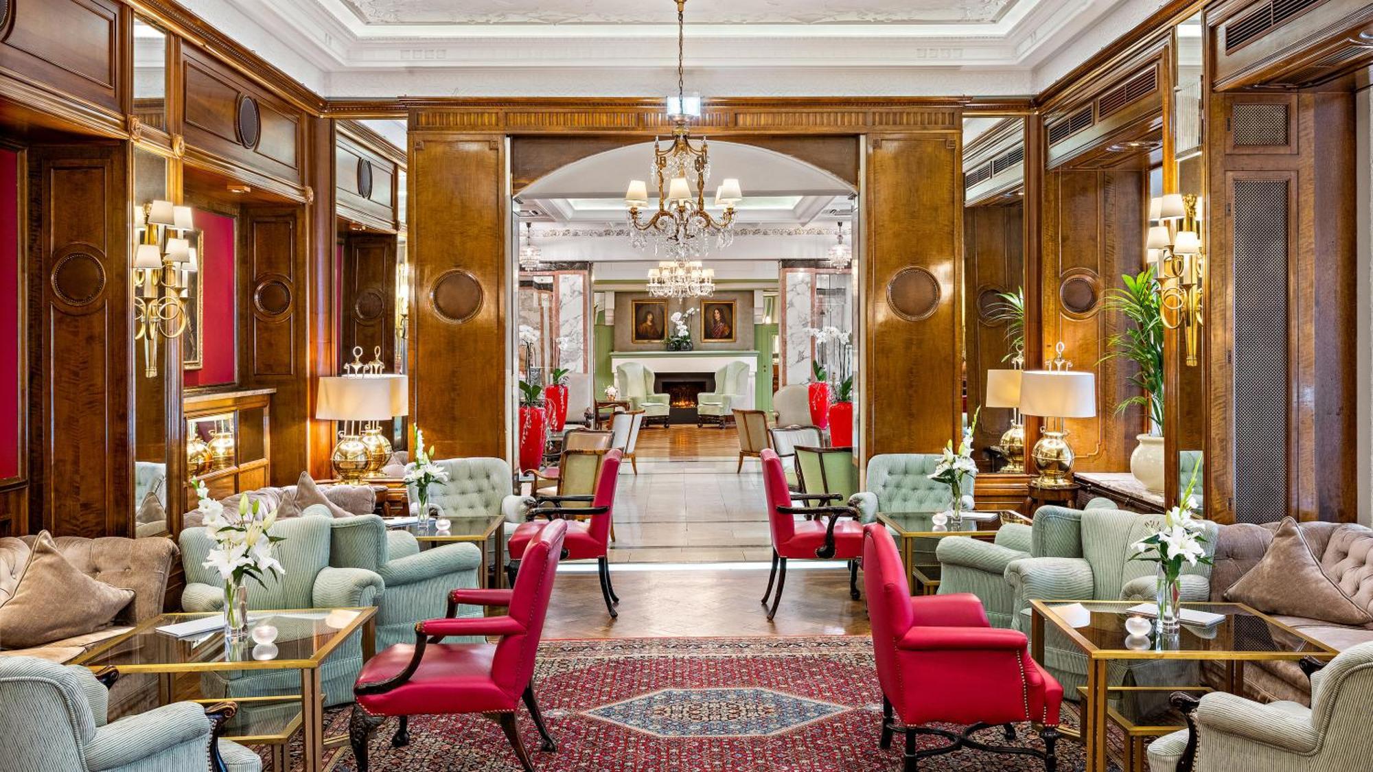Hotel Europaeischer Hof Heidelberg, Bestes Hotel Deutschlands In Historischer Architektur Exteriér fotografie The lobby